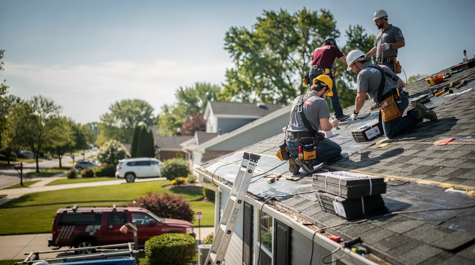 Roof Repair in Bloomington, IL around you